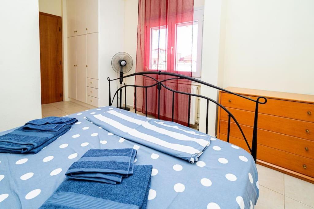 Finas Penthouse,Private Terrace,Great View,Mins From Sea Lägenhet Kavala Exteriör bild