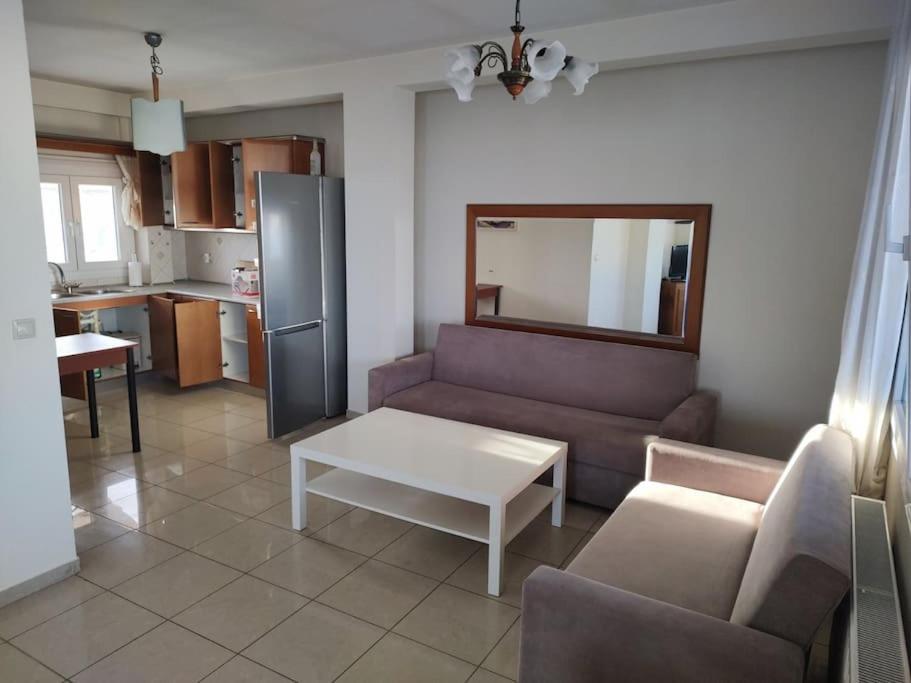 Finas Penthouse,Private Terrace,Great View,Mins From Sea Lägenhet Kavala Exteriör bild